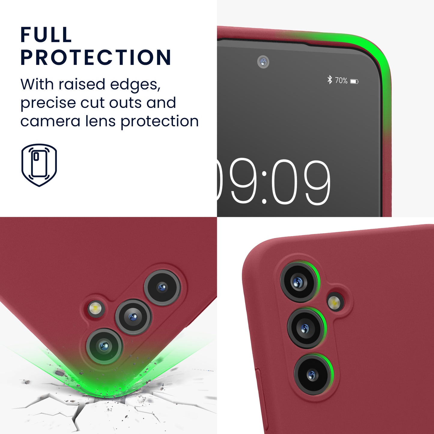 Samsung Galaxy A54 5G Silicone Phone Case with Camera Protection