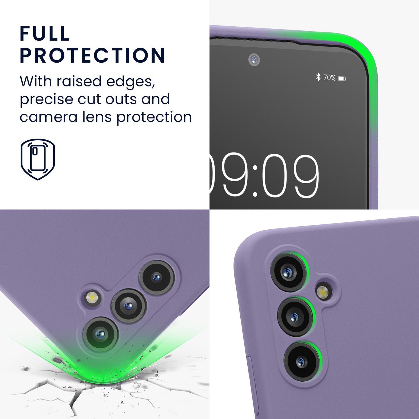 Samsung Galaxy A54 5G Silicone Phone Case with Camera Protection