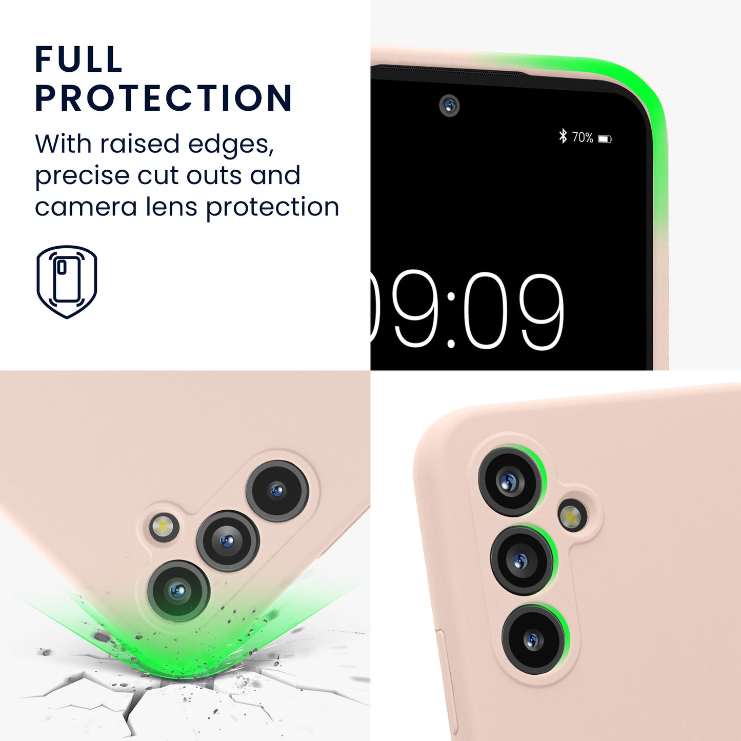 Samsung Galaxy A54 5G Silicone Phone Case with Camera Protection