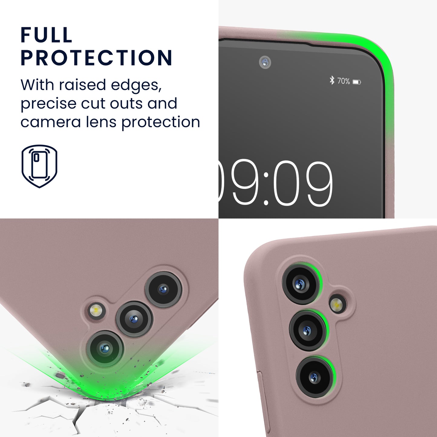Samsung Galaxy A54 5G Silicone Phone Case with Camera Protection