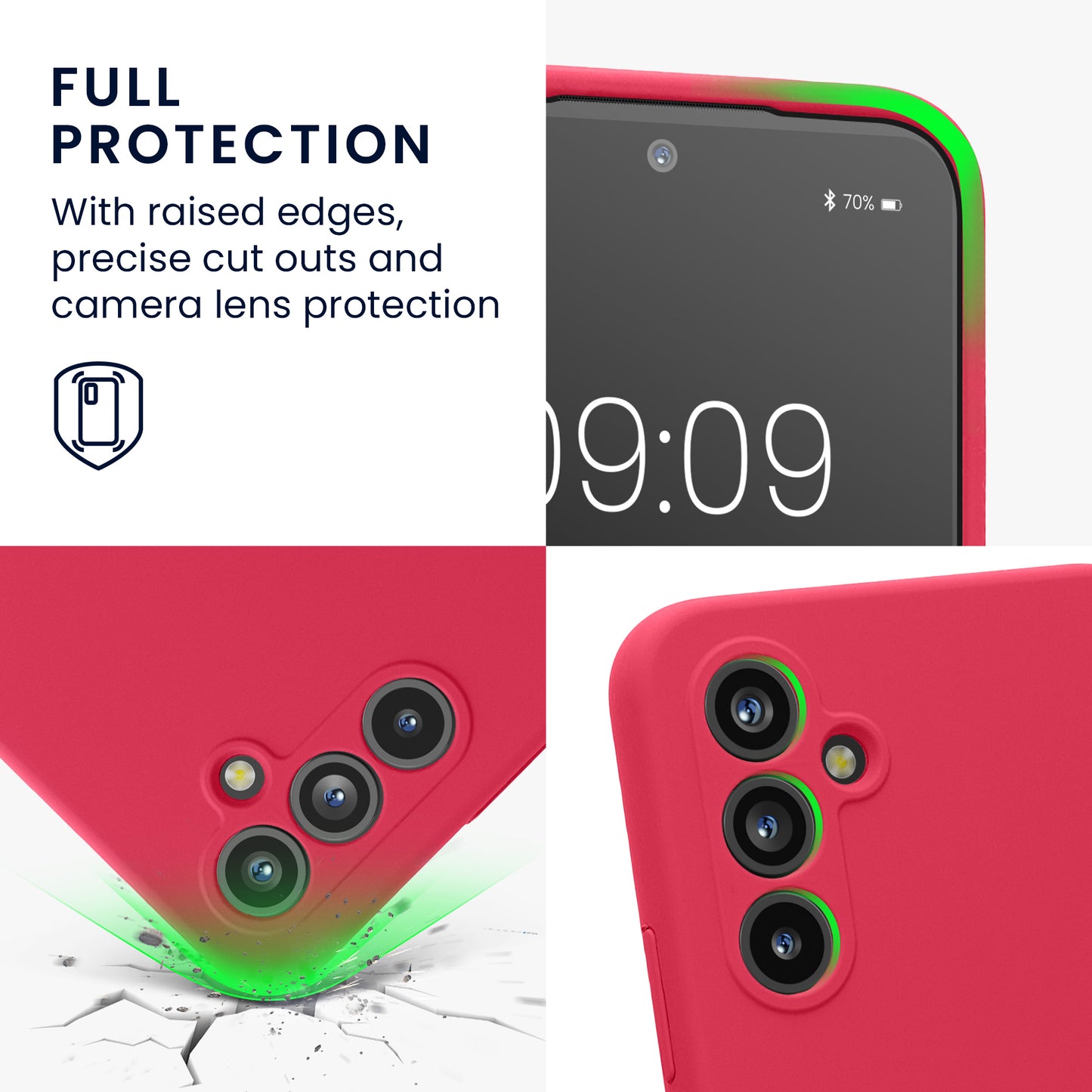Samsung Galaxy A54 5G Silicone Phone Case with Camera Protection