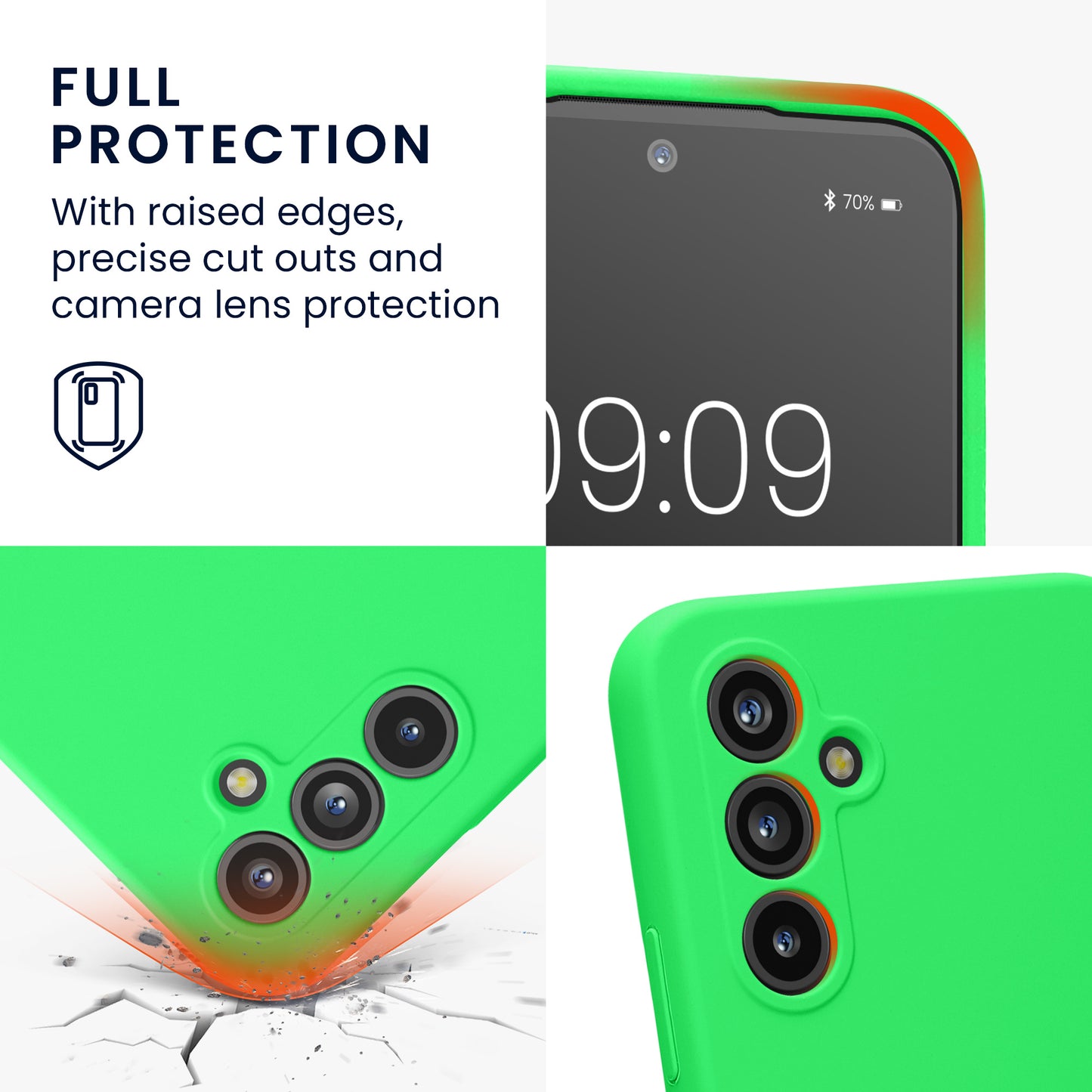 Samsung Galaxy A54 5G Silicone Phone Case with Camera Protection