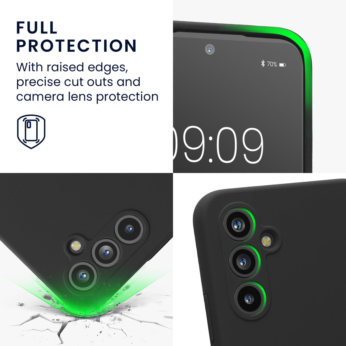 Samsung Galaxy A54 5G Silicone Phone Case with Camera Protection
