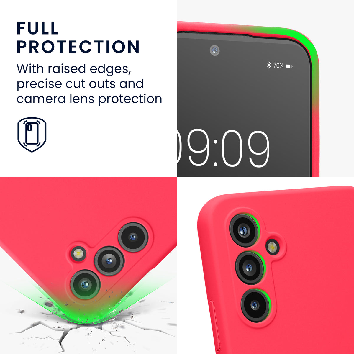 Samsung Galaxy A54 5G Silicone Phone Case with Camera Protection