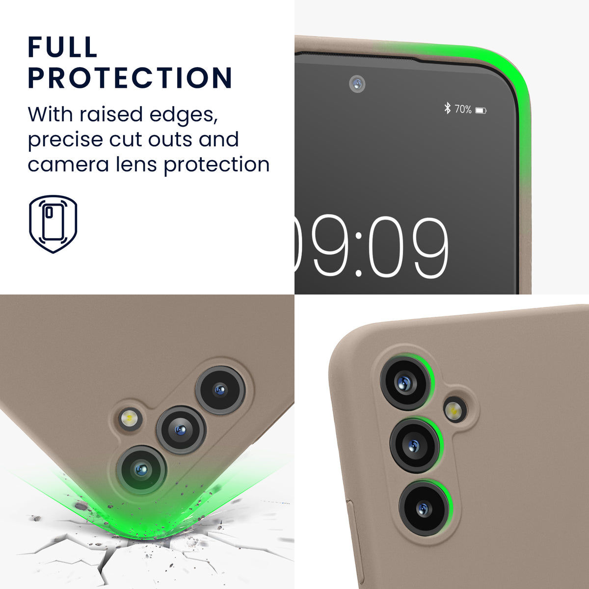 Samsung Galaxy A54 5G Silicone Phone Case with Camera Protection