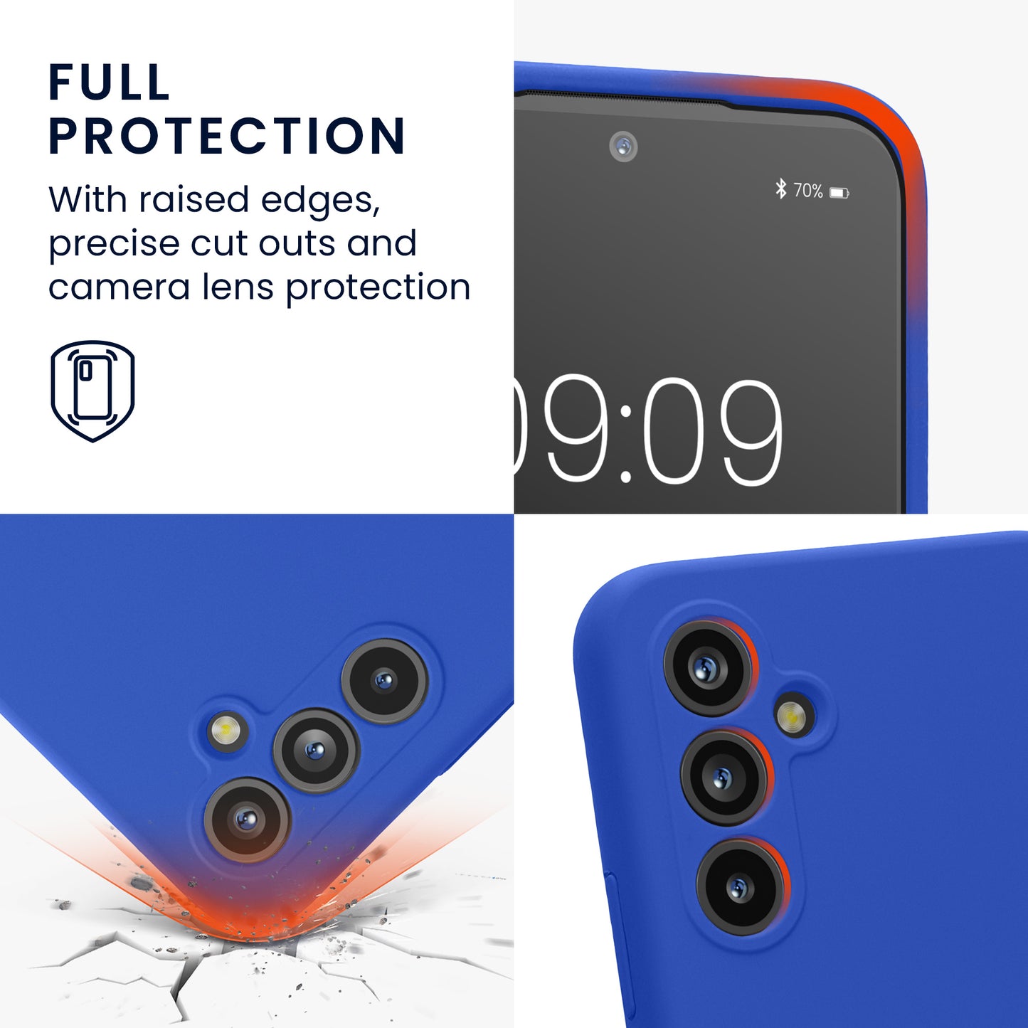 Samsung Galaxy A54 5G Silicone Phone Case with Camera Protection