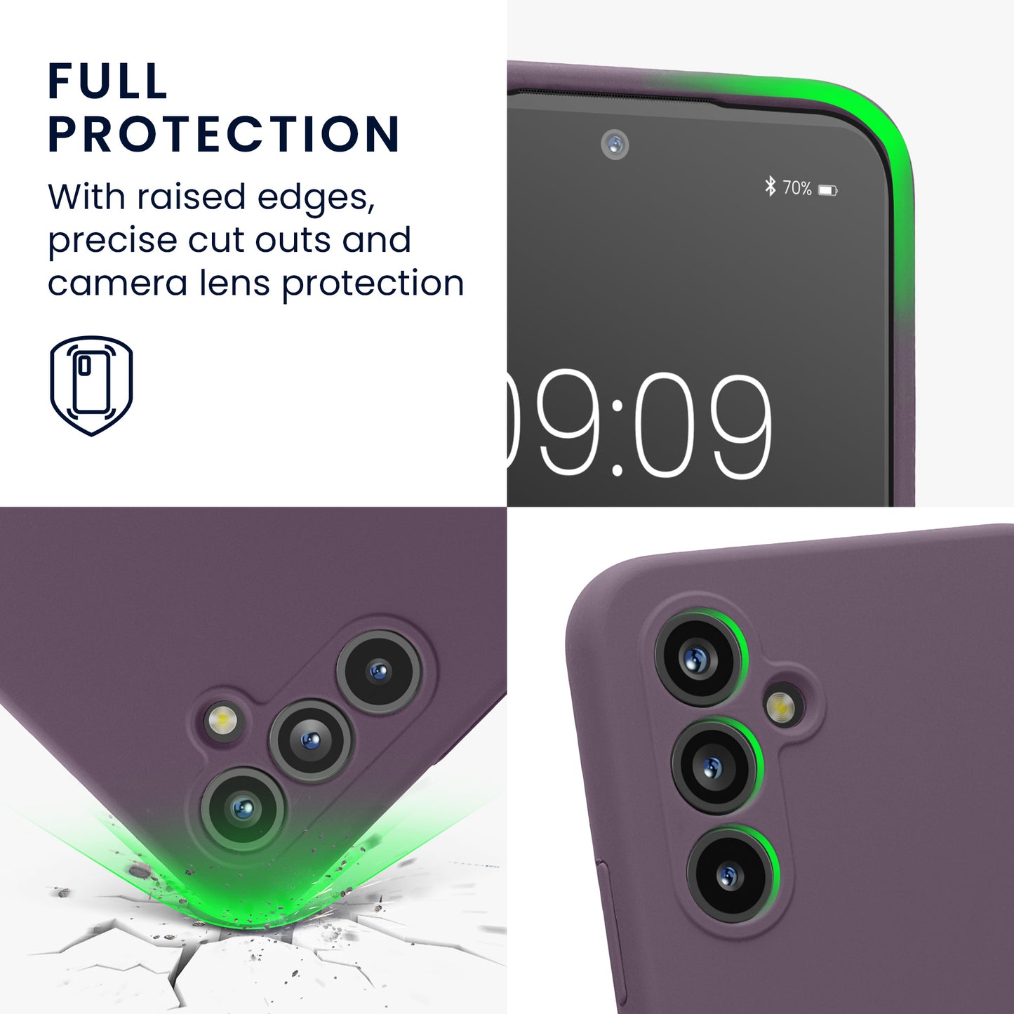 Samsung Galaxy A54 5G Silicone Phone Case with Camera Protection
