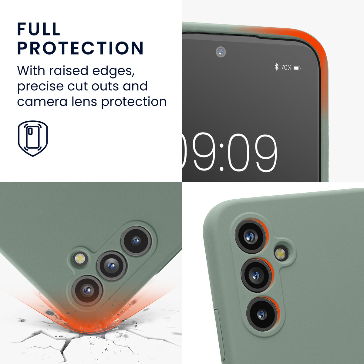 Samsung Galaxy A54 5G Silicone Phone Case with Camera Protection