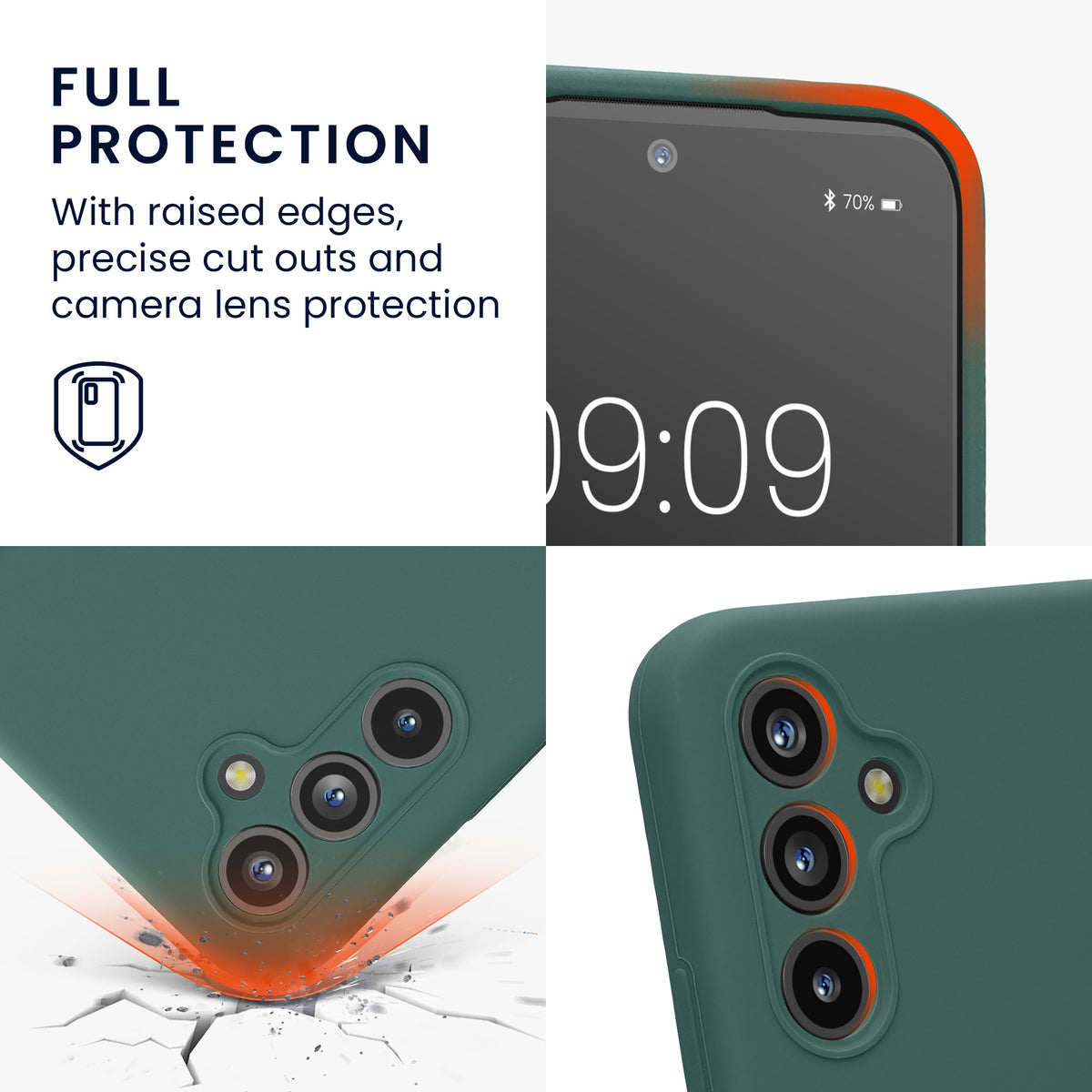 Samsung Galaxy A54 5G Silicone Phone Case with Camera Protection
