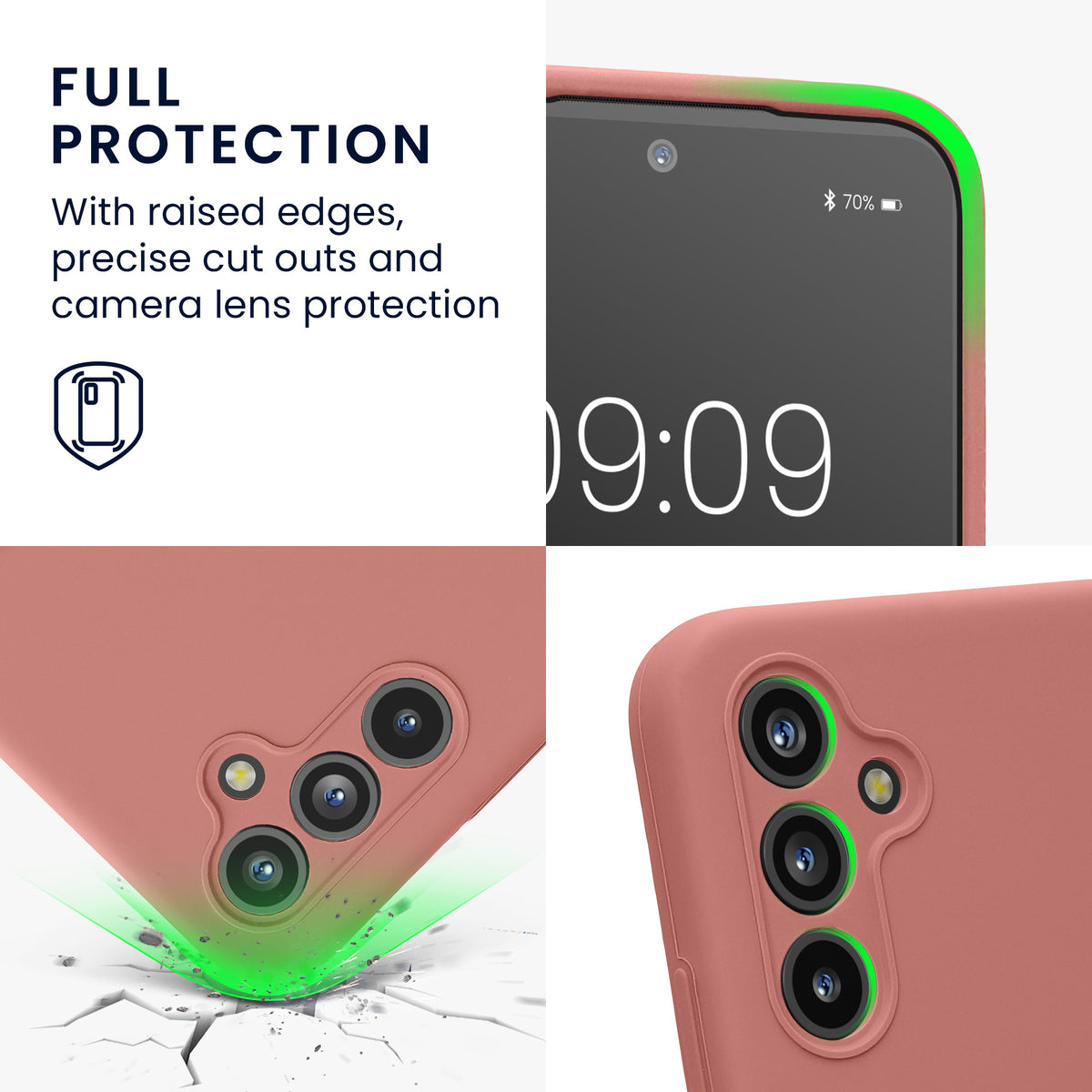 Samsung Galaxy A54 5G Silicone Phone Case with Camera Protection