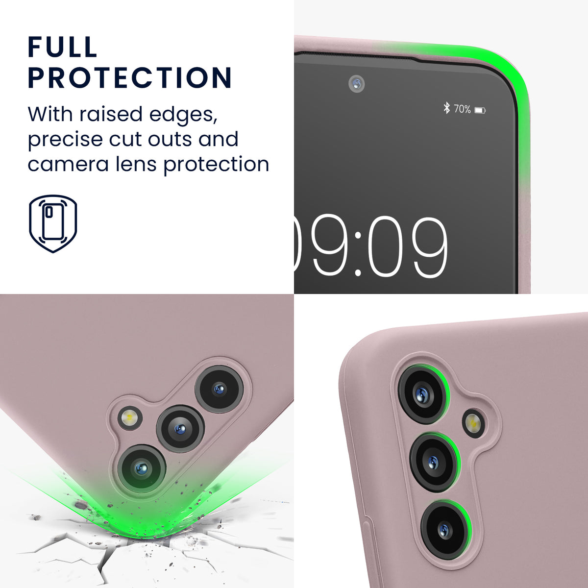 Samsung Galaxy A54 5G Silicone Phone Case with Camera Protection