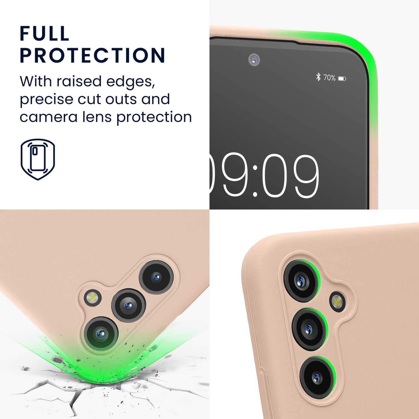 Samsung Galaxy A54 5G Silicone Phone Case with Camera Protection