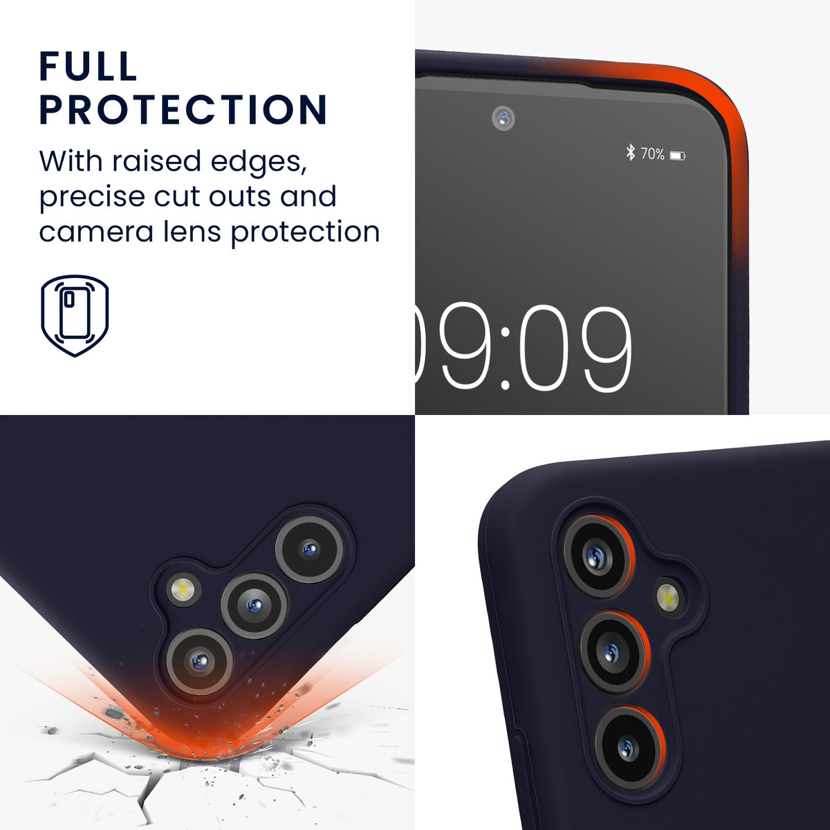 Samsung Galaxy A54 5G Silicone Phone Case with Camera Protection