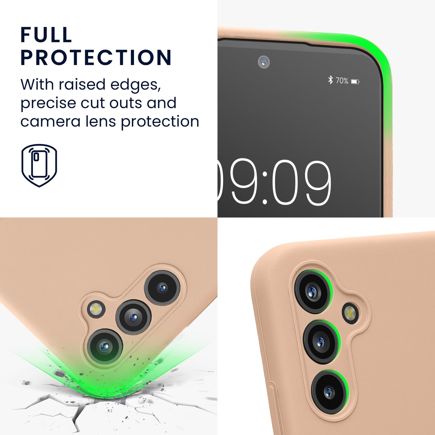 Samsung Galaxy A54 5G Silicone Phone Case with Camera Protection