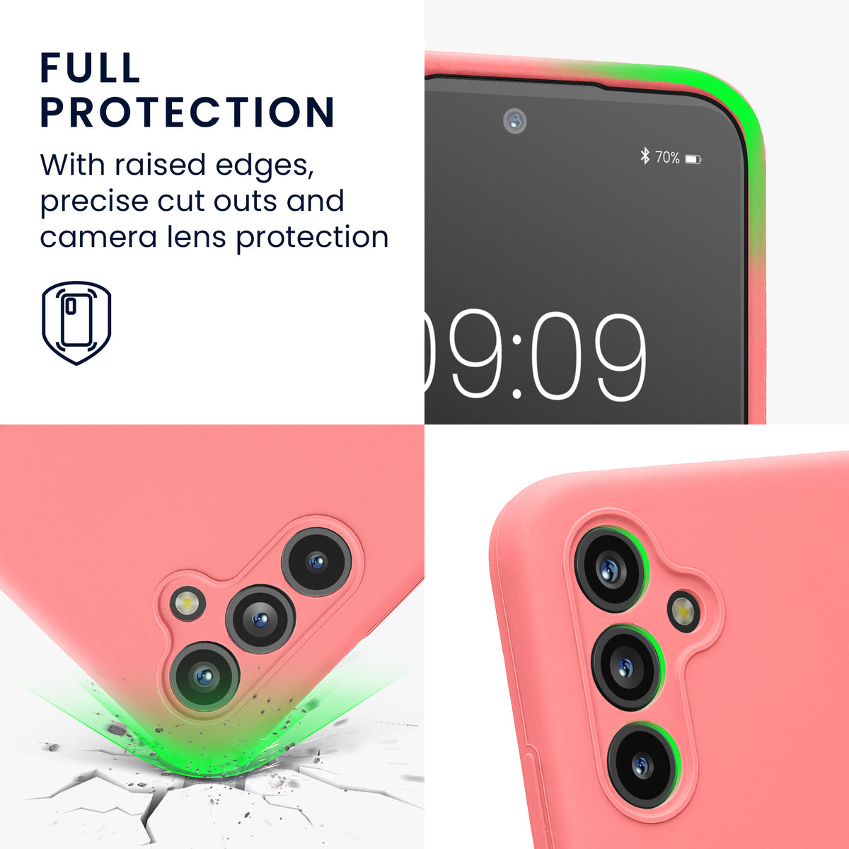 Samsung Galaxy A54 5G Silicone Phone Case with Camera Protection