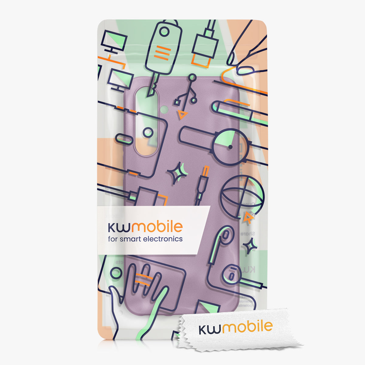 kwmobile Case Compatible with Samsung Galaxy A54 5G - Shock-Absorbing Flexible Protective Cover - Case