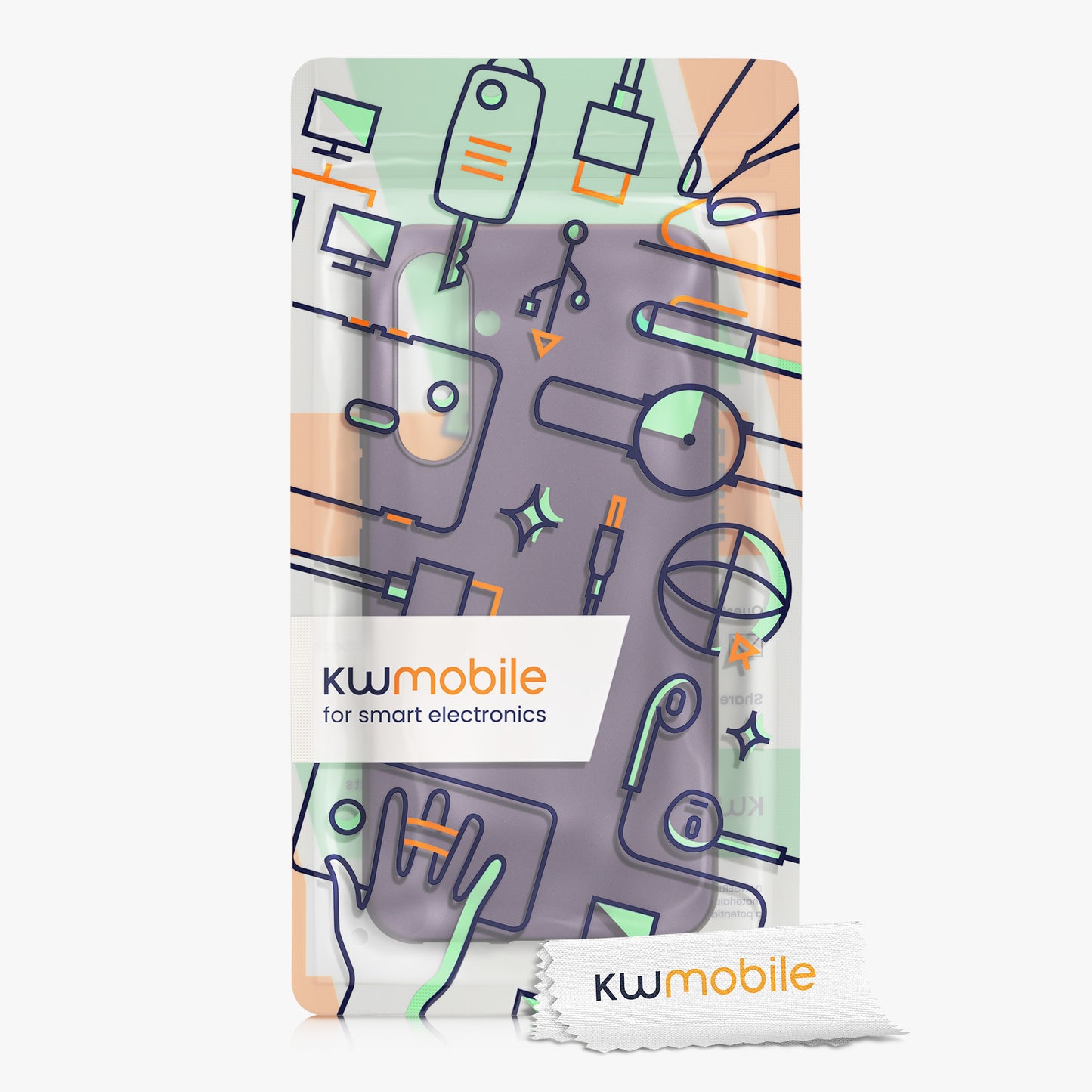 kwmobile Case Compatible with Samsung Galaxy A54 5G - Shock-Absorbing Flexible Protective Cover - Case