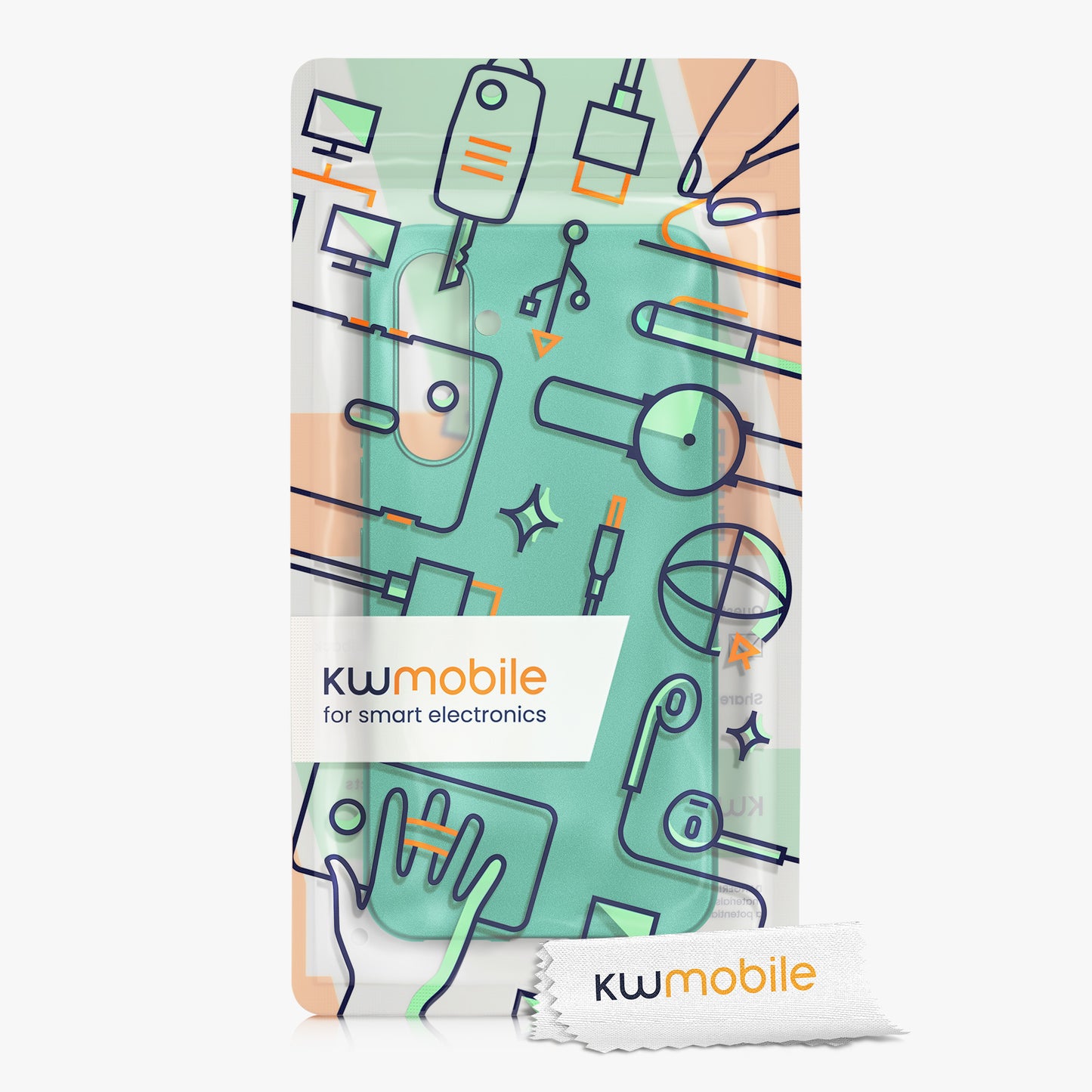 kwmobile Case Compatible with Samsung Galaxy A54 5G - Shock-Absorbing Flexible Protective Cover - Case