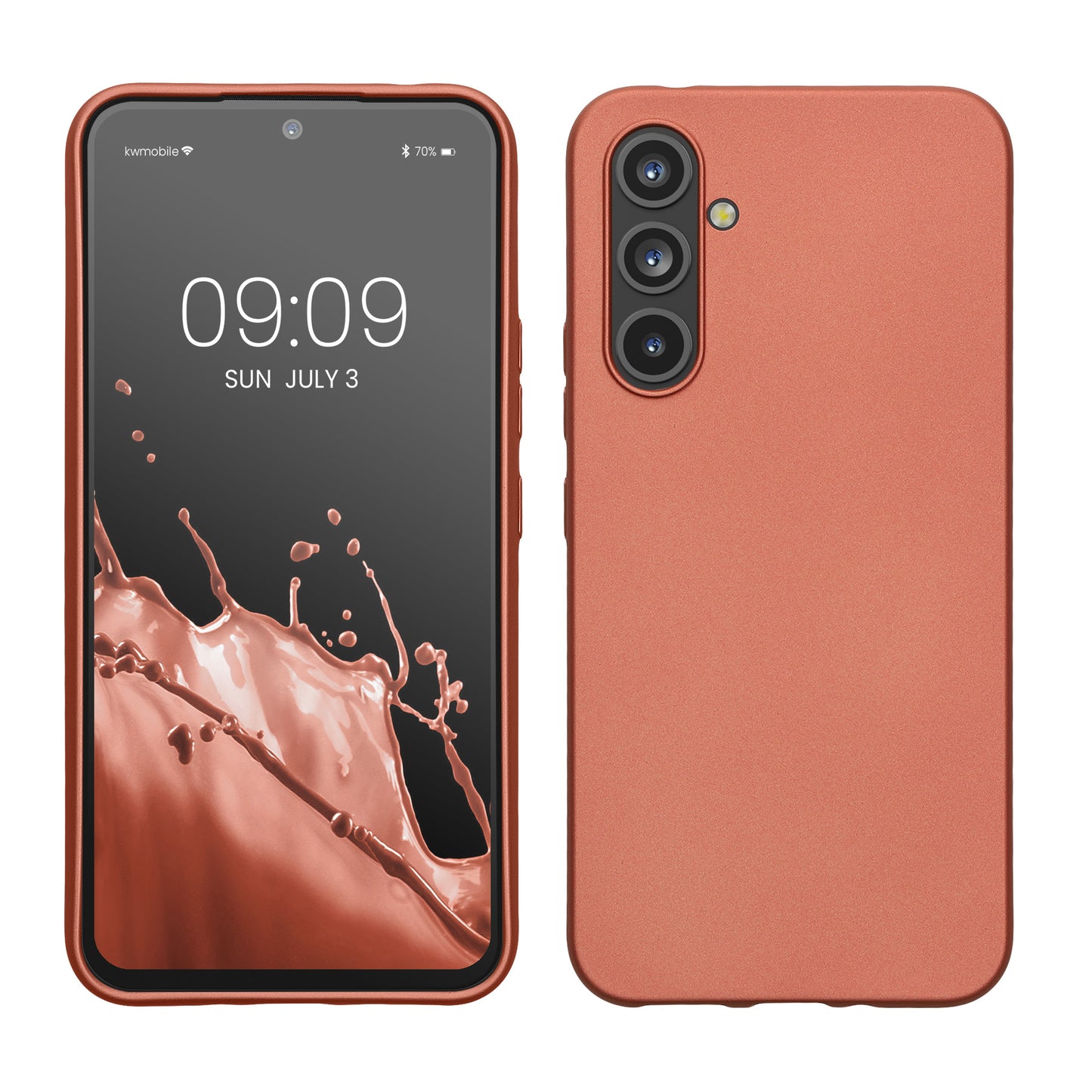 kwmobile Case Compatible with Samsung Galaxy A54 5G - Shock-Absorbing Flexible Protective Cover - Case