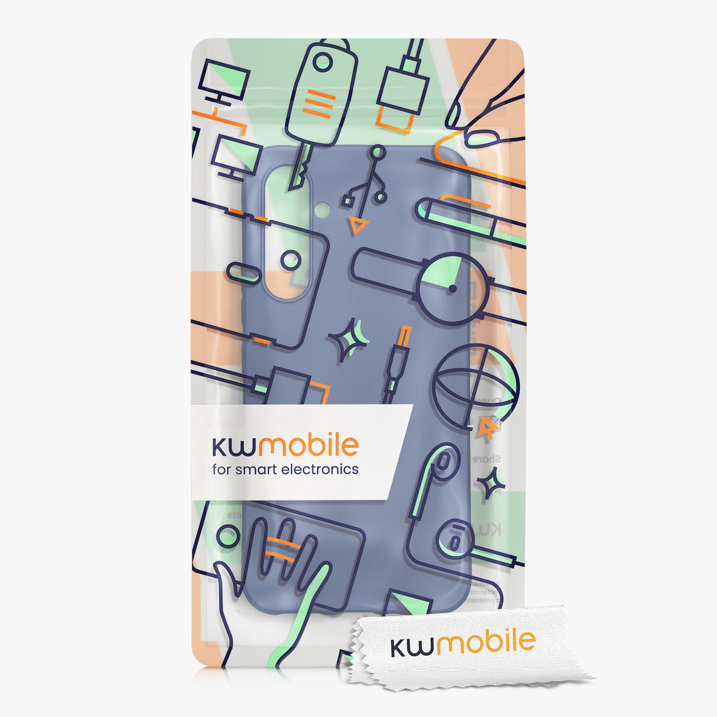 kwmobile Case Compatible with Samsung Galaxy A54 5G - Shock-Absorbing Flexible Protective Cover - Case