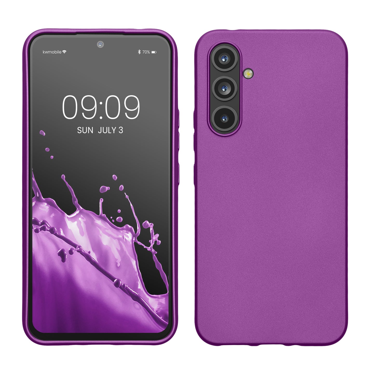 kwmobile Case Compatible with Samsung Galaxy A54 5G - Shock-Absorbing Flexible Protective Cover - Case