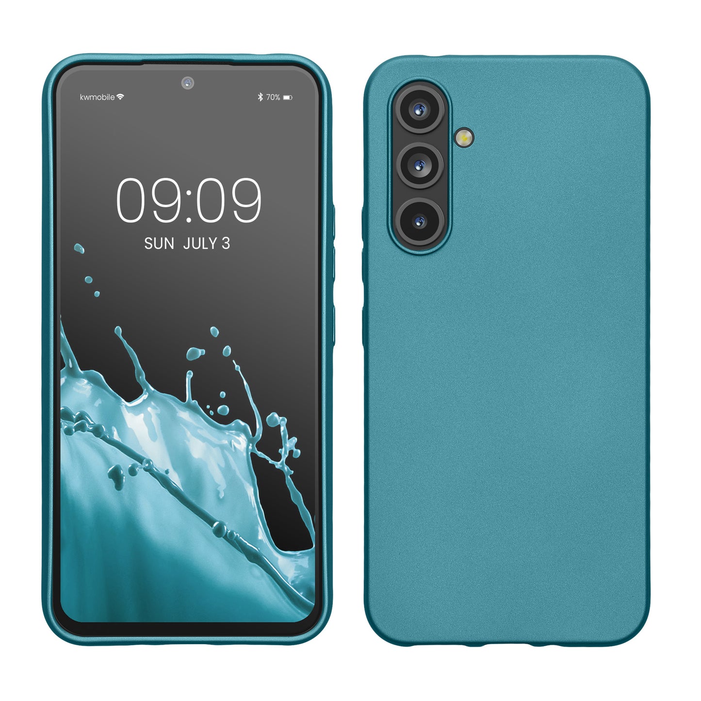 kwmobile Case Compatible with Samsung Galaxy A54 5G - Shock-Absorbing Flexible Protective Cover - Case