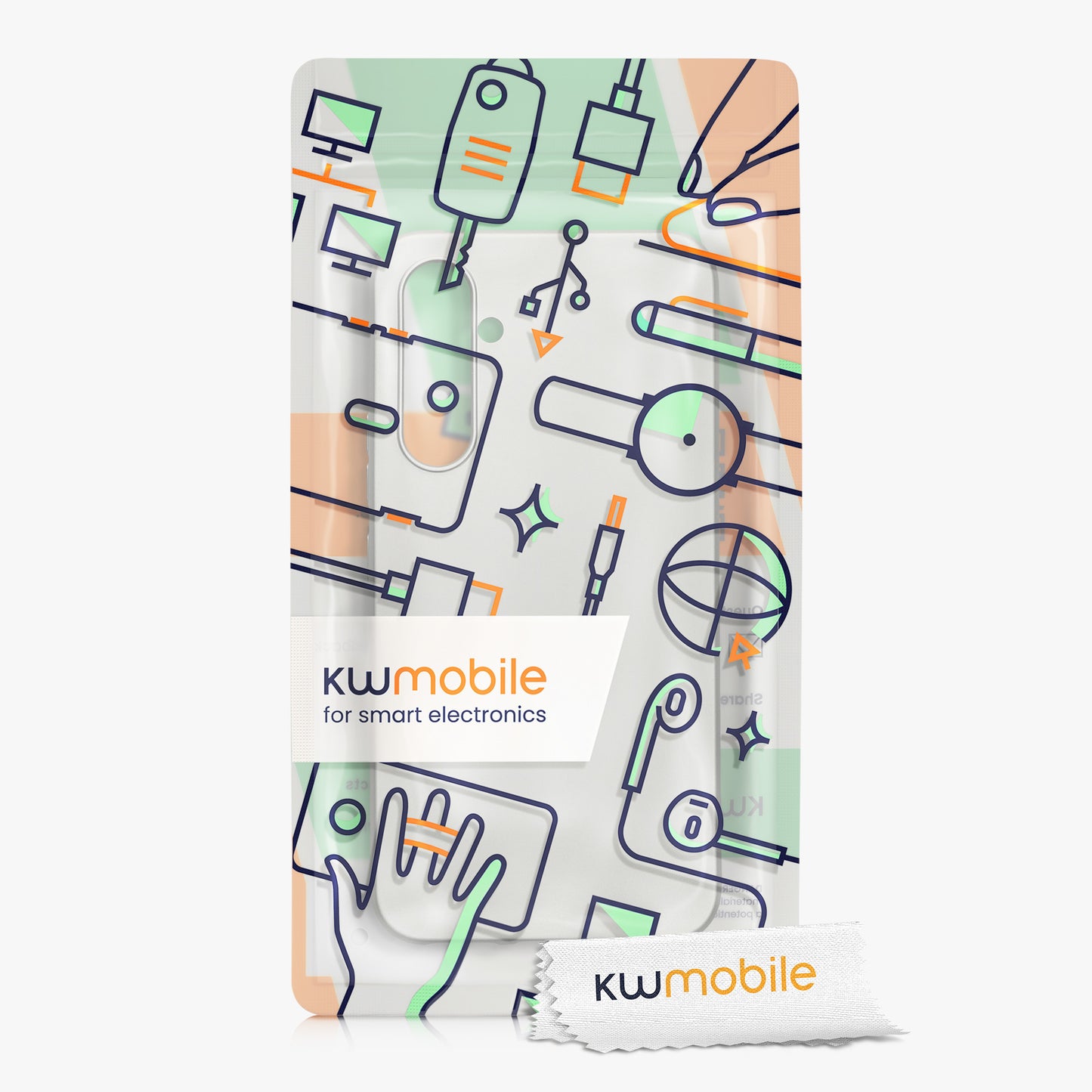 kwmobile Case Compatible with Samsung Galaxy A54 5G - Shock-Absorbing Flexible Protective Cover - Case