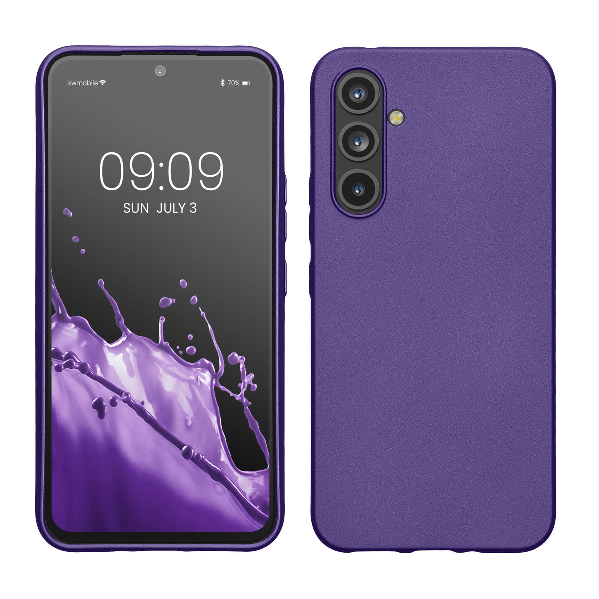 kwmobile Case Compatible with Samsung Galaxy A54 5G - Shock-Absorbing Flexible Protective Cover - Case