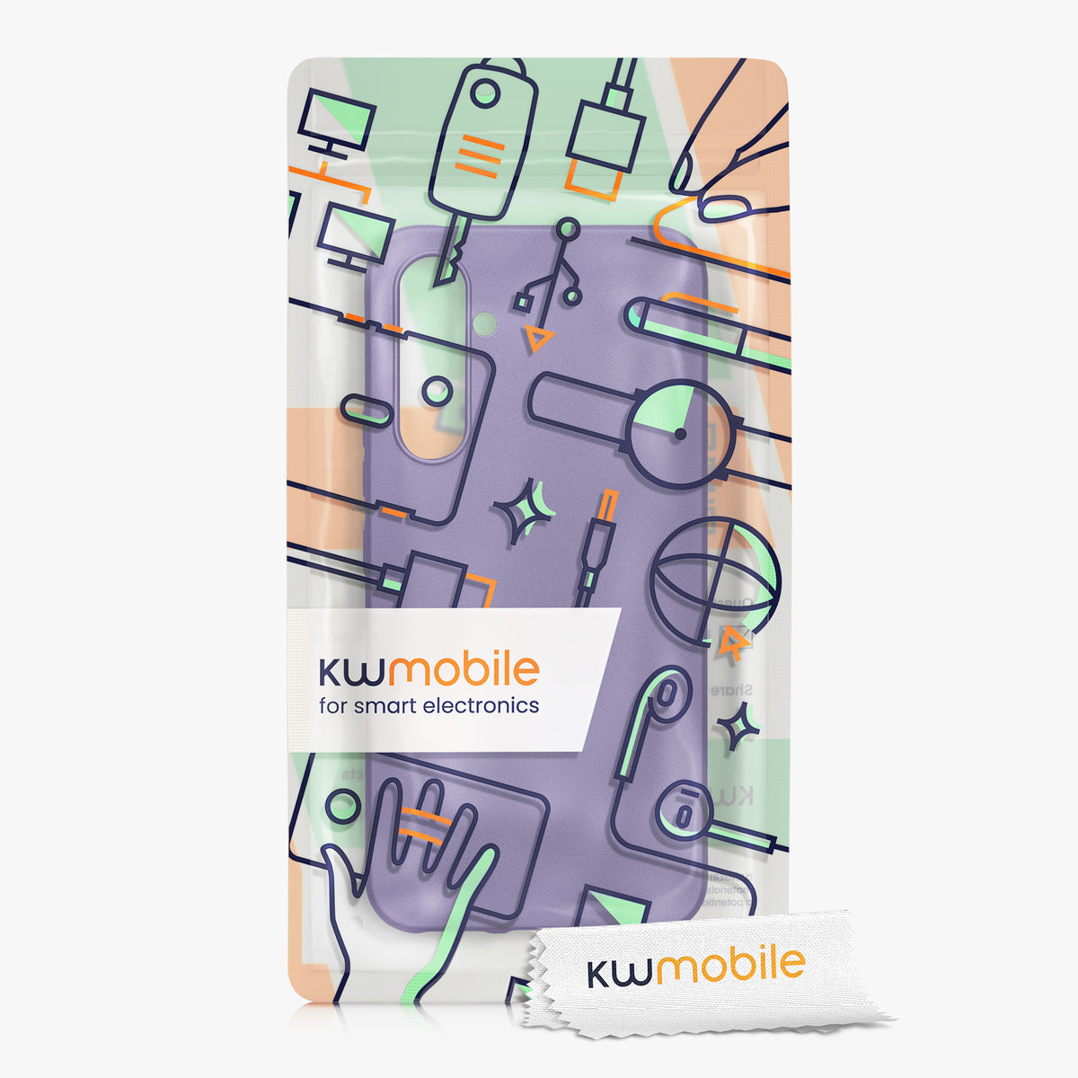 kwmobile Case Compatible with Samsung Galaxy A54 5G - Shock-Absorbing Flexible Protective Cover - Case
