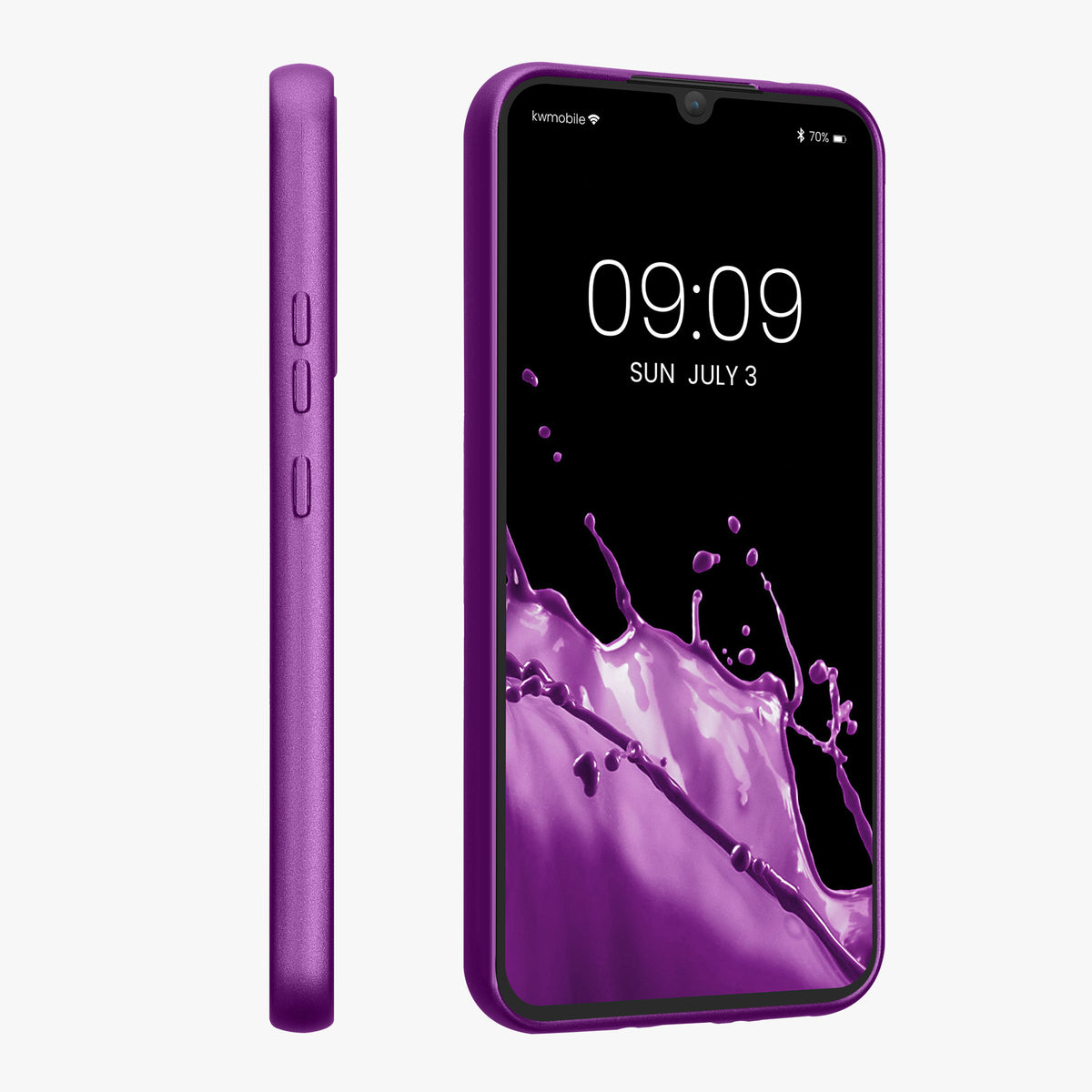 Samsung Galaxy A34 5G Silicone Phone Case Metallic