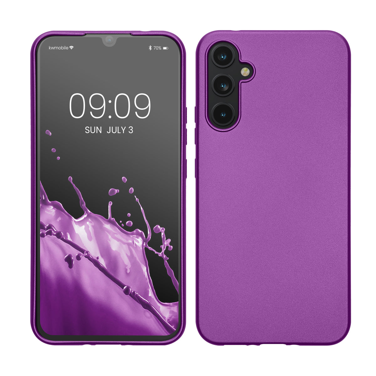 Samsung Galaxy A34 5G Silicone Phone Case Metallic