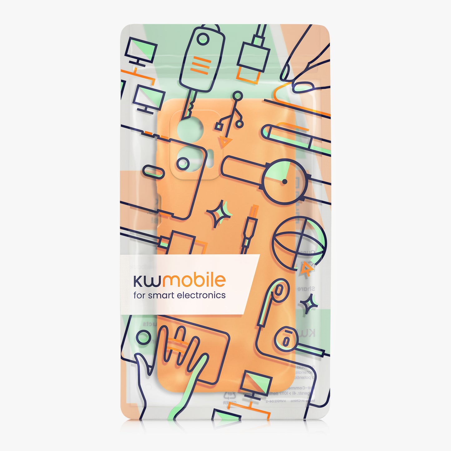 Rubberized Silicone Case with Camera Protection for Motorola Moto G73 5G in Petrol