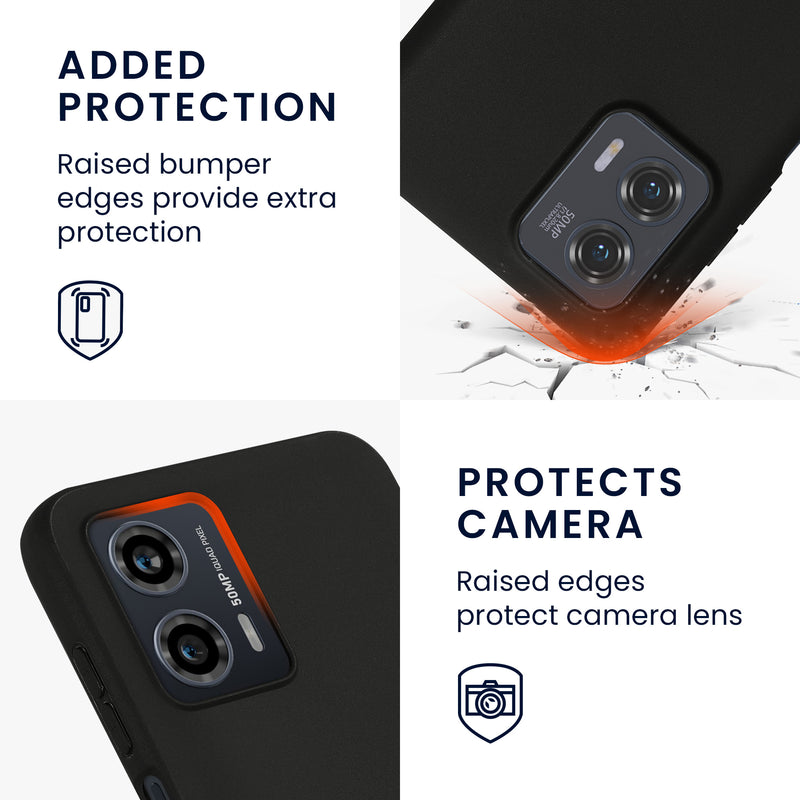 TPU Case for Motorola Moto G53 5G in Black Matte