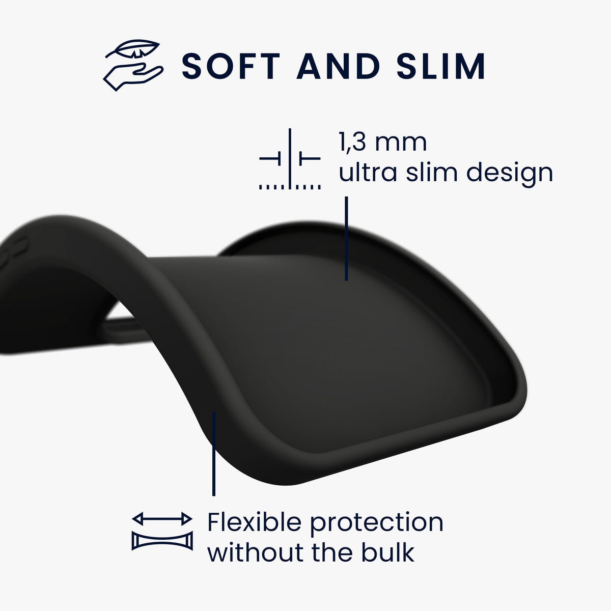 TPU Case for Motorola Moto G53 5G in Black Matte