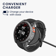 kwmobile Smartwatch Ladekabel für Garmin Venu Sq Music / Sq 2 / Venu 2 Plus / Fenix 7 / vivoactive 4 USB-C Ladekabel