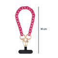 kwmobile Universal Phone Lanyard - Phone Strap for Hanging with Universal Holder - 35 x 1.4 cm