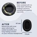 kwmobile Ear Pads for Jabra Elite 85h Earpads Replacement Ear Pads Headphone Spare Parts Headphone Replacement Pads for Over-Ear Headphones