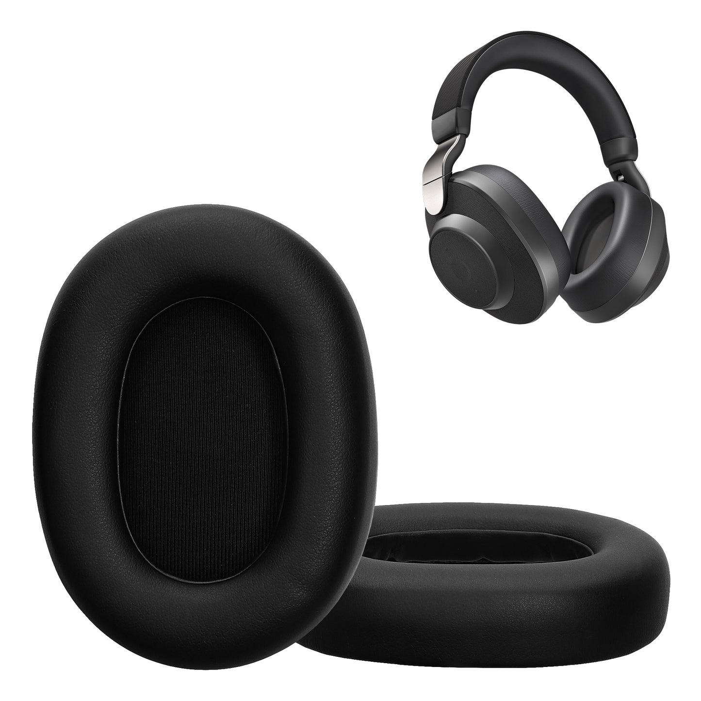kwmobile Ear Pads for Jabra Elite 85h Earpads Replacement Ear Pads Headphone Spare Parts Headphone Replacement Pads for Over-Ear Headphones