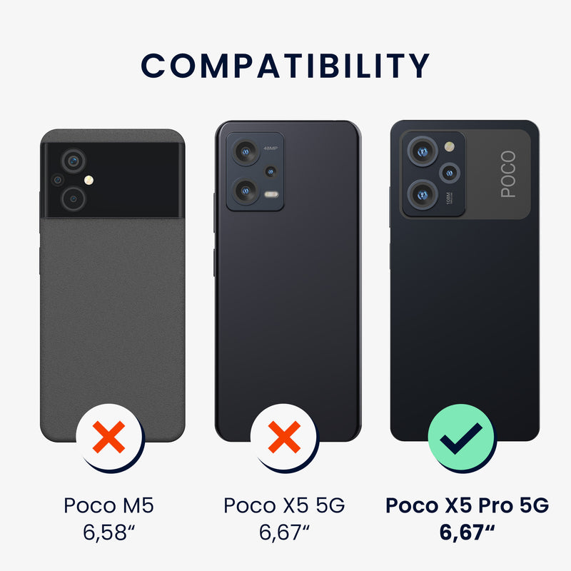 Case compatible with Xiaomi Poco X5 Pro 5G