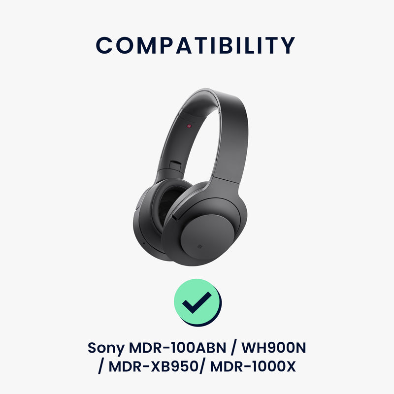 kwmobile Kopfband Abdeckung kompatibel mit Sony MDR-100ABN / WH900N / MDR-XB950/ MDR-1000X Case Stirnband Polster Kopfhörer Schutz