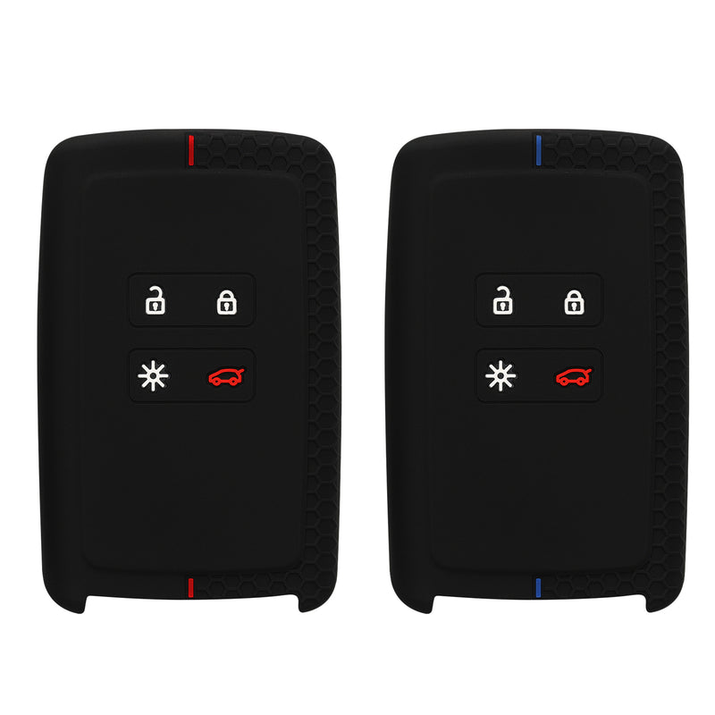 Renault 4-Button Smartkey (Keyless Go only) Silicone Car Key Cover