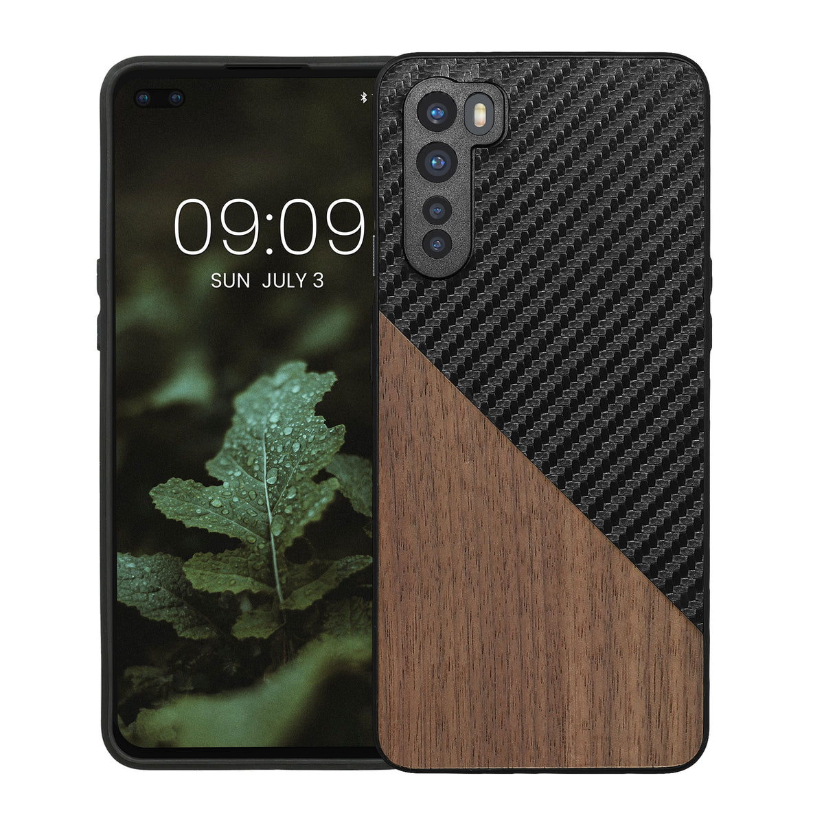 OnePlus Nord Wood Phone Case Carbon