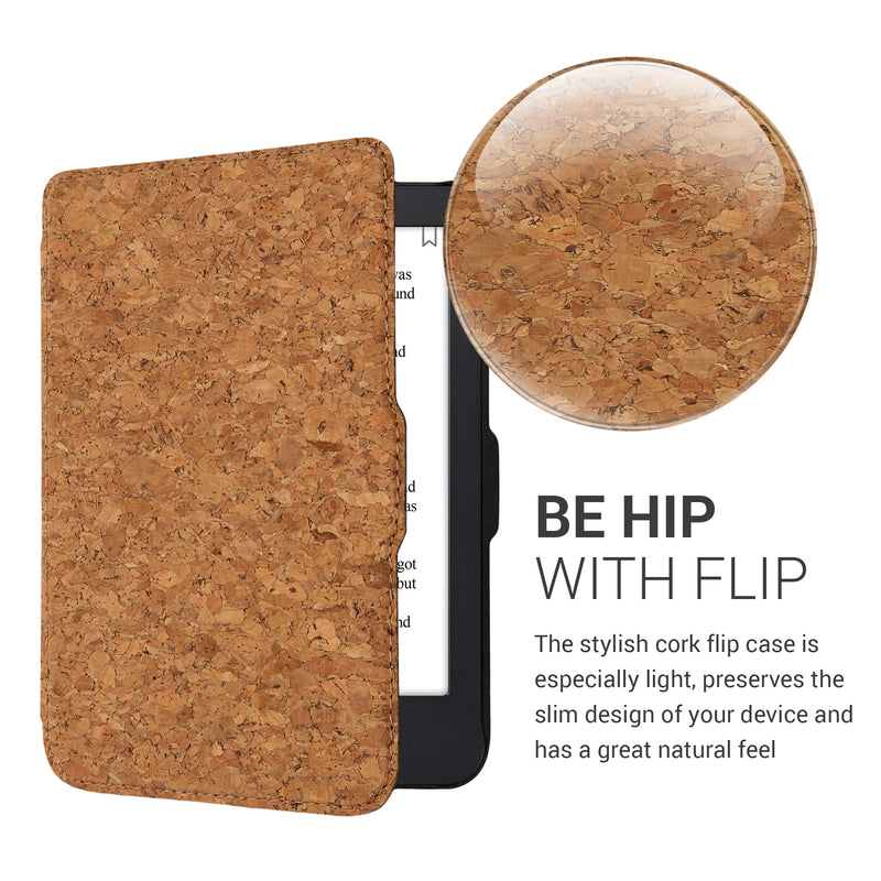 Cork Cover Compatible with Kobo Clara 2E / Tolino Shine 4