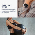 kwmobile Uhrenarmband für Garmin Venu Sq 2 Music / Sq 2 / Vivoactive 6 / Vivoactive 5 Armband Fitnesstracker Band Set