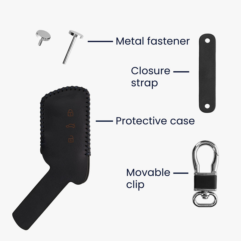 Case for VW Golf 8 3-button car key