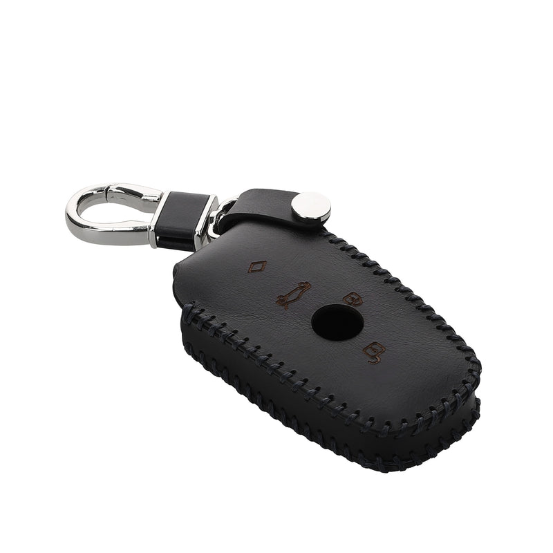 kwmobile Car Key Cover compatible with BMW 3-Button Smart Key (Keyless Go Only) Key Cover - Key Fob Case