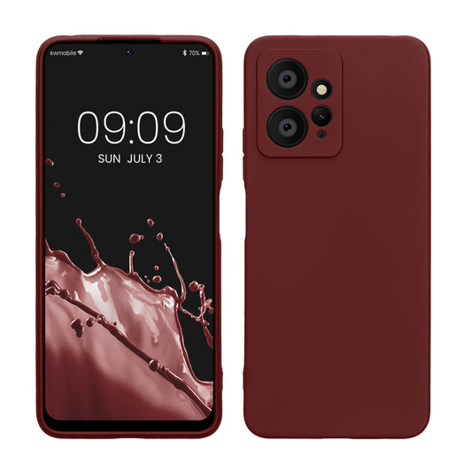 Xiaomi Redmi Note 12 (4G) Silicone Phone Case Burgundy