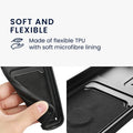 Phone case with camera protection and card slot