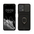 Phone case with camera protection and card slot