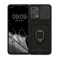 Phone case with camera protection and card slot